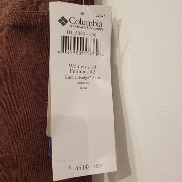 Columbia Kimber Ridge River Resort Midi Skirt Women's Size 10 NWT - Picture 4 of 10